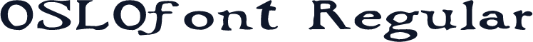 OSLOfont Regular