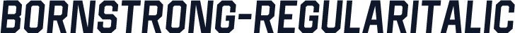 BornStrong-RegularItalic