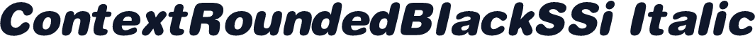ContextRoundedBlackSSi Italic