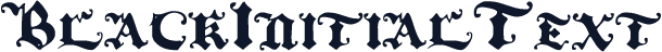 BlackInitialText