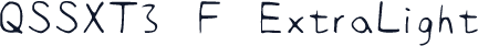 QSSXT3 F ExtraLight