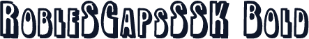 RobleSCapsSSK Bold