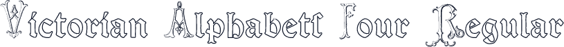 Victorian Alphabets Four Regular