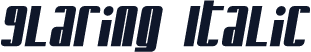 Glaring Italic