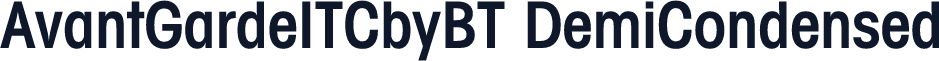 AvantGardeITCbyBT DemiCondensed