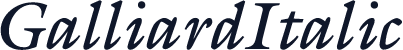 GalliardItalic