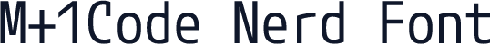 M+1Code Nerd Font