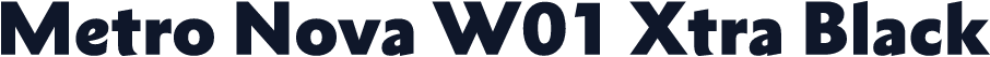 Metro Nova W01 Xtra Black