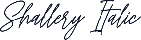 Shallery Italic