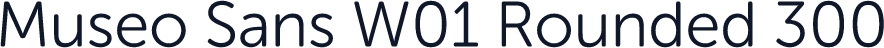 Museo Sans W01 Rounded 300