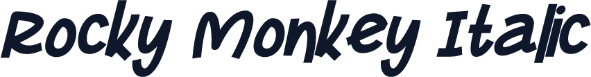 Rocky Monkey Italic