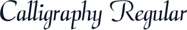 Calligraphy Regular