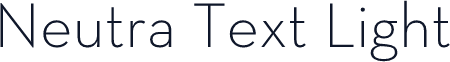 Neutra Text Light