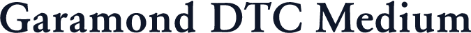 Garamond DTC Medium