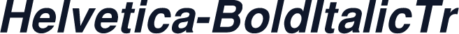 Helvetica-BoldItalicTr