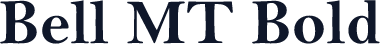 Bell MT Bold