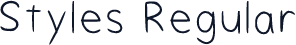 Styles Regular