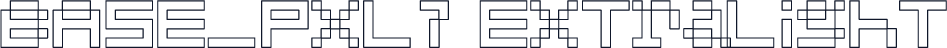 BASE_PXL7 ExtraLight