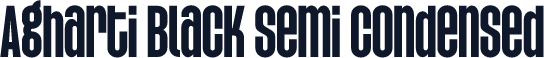 Agharti Black Semi Condensed