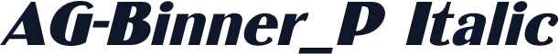 AG-Binner_P Italic