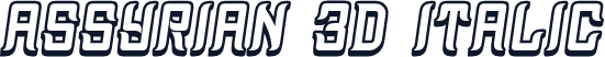 Assyrian 3D Italic