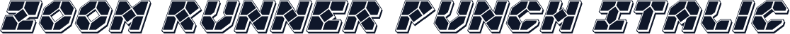 Zoom Runner Punch Italic