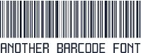 Another barcode font