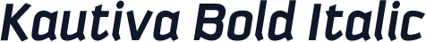 Kautiva Bold Italic