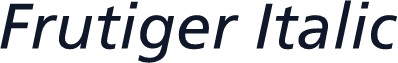 Frutiger Italic