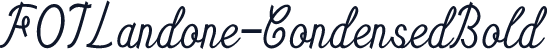 FOTLandone-CondensedBold