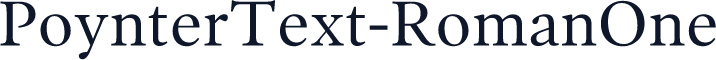 PoynterText-RomanOne