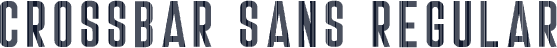 Crossbar Sans Regular