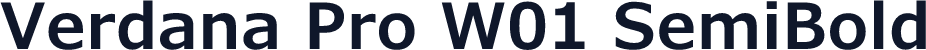 Verdana Pro W01 SemiBold