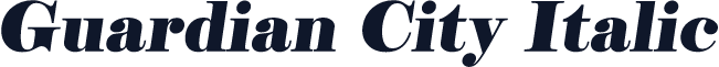 Guardian City Italic
