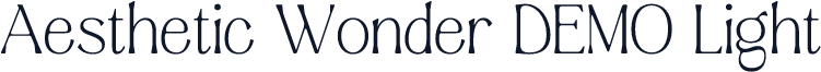 Aesthetic Wonder DEMO Light
