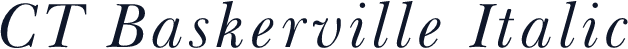 CT Baskerville Italic