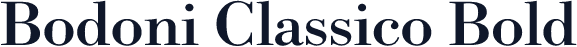 Bodoni Classico Bold