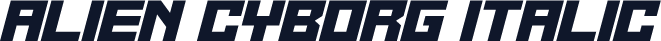 Alien Cyborg Italic