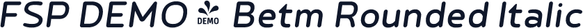 FSP DEMO - Betm Rounded Italic