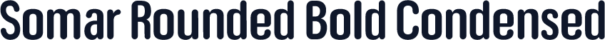 Somar Rounded Bold Condensed