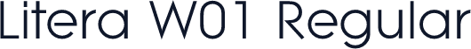 Litera W01 Regular
