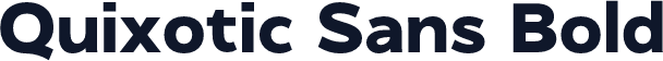 Quixotic Sans Bold