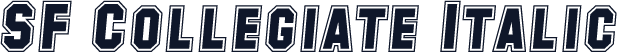 SF Collegiate Italic