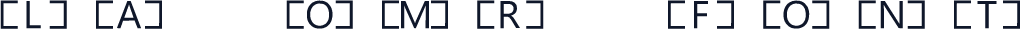 La Omr Font