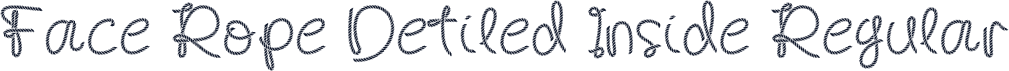 Face Rope Detiled Inside Regular