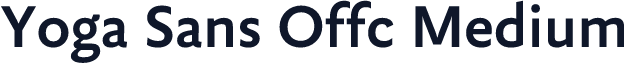 Yoga Sans Offc Medium