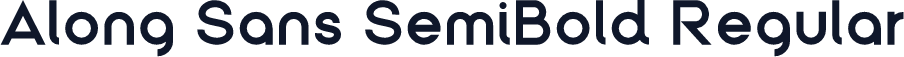 Along Sans SemiBold Regular