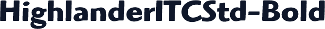 HighlanderITCStd-Bold