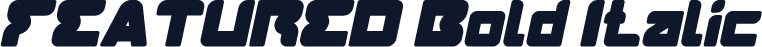 FEATURED Bold Italic