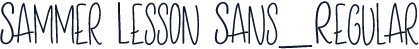 Sammer Lesson Sans_Regular